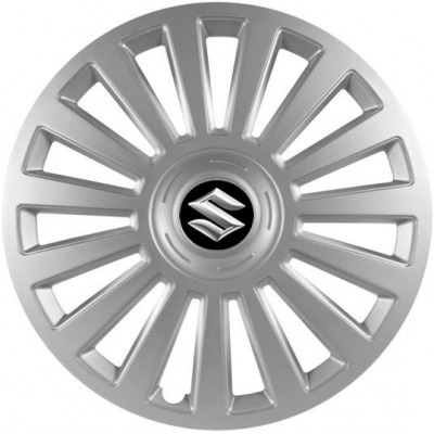 KRYTY KOLIES PRE SUZUKI 15" LUXURY silver 4ks